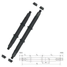 B.B AXLE FOR EXERCISE BIKE-FB100