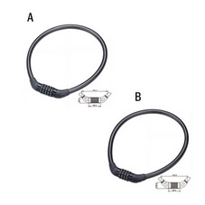 Steel cable lock-AL229(A-B)