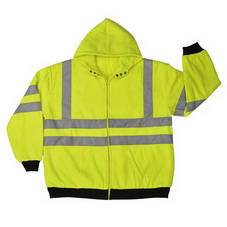 Hi-vis hooded sweatshirt-AY022